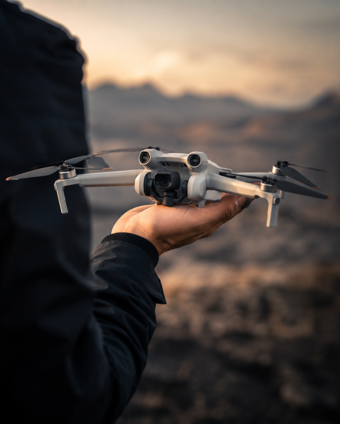 DJI Mini 3 als Platzhaltermotiv für Droneo.Media